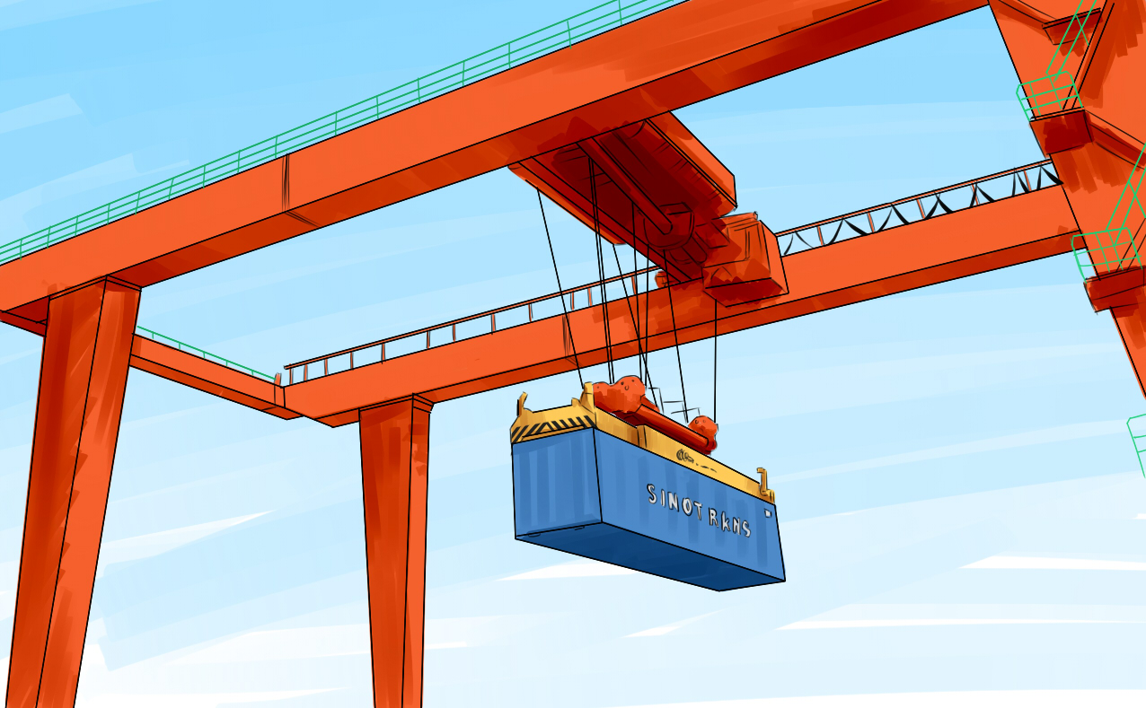 軌道式集裝箱門機(jī)