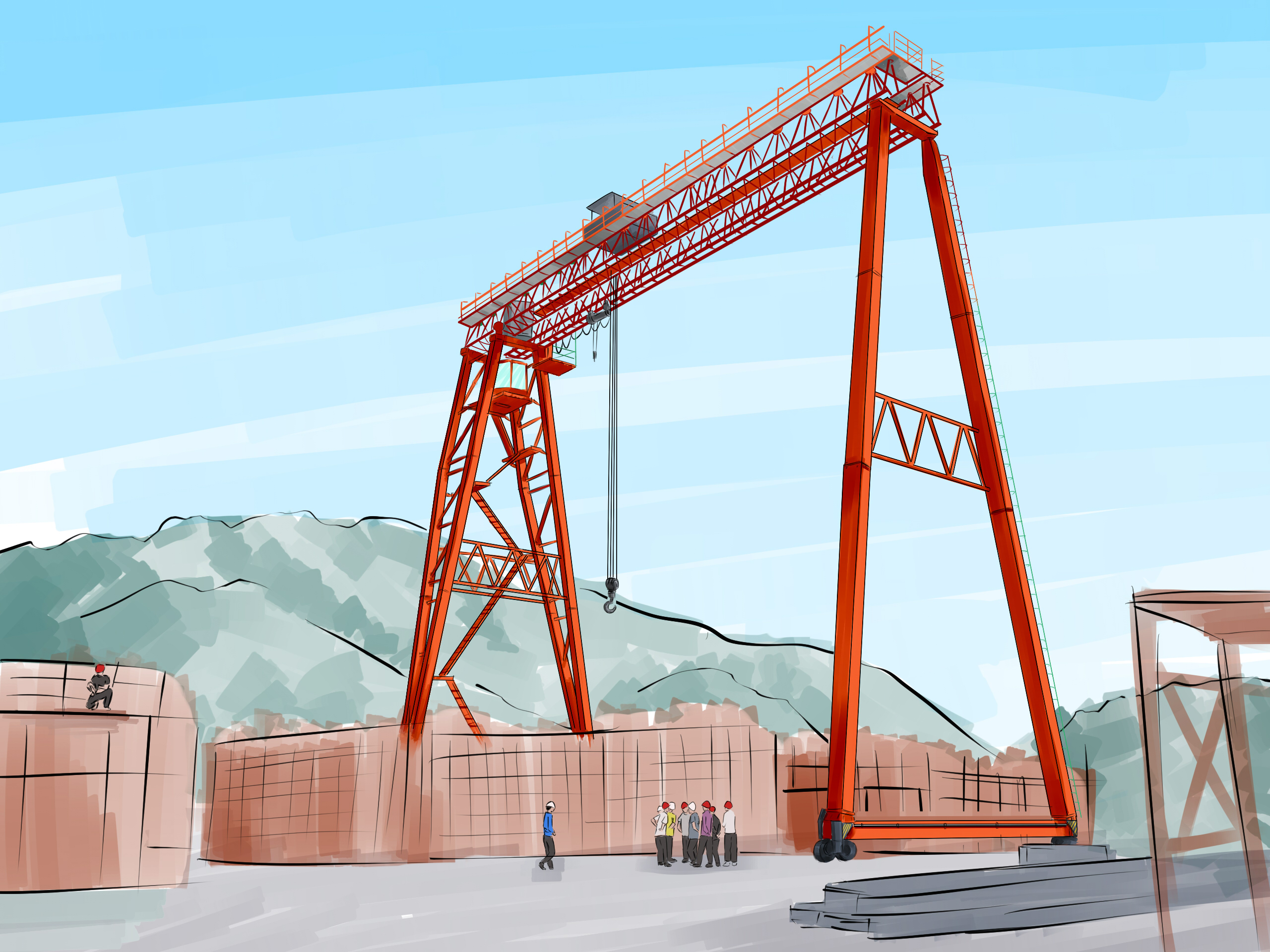 桁架式提梁機(jī)